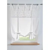 Bonprix Vouwgordijn met borduursel maat h/b: 140/100 cm