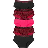 Bonprix Meisjes hipster met katoen (set van 5) maat 164/170
