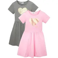 Bonprix Jersey jurk van biologisch katoen (set van 2) maat 140/146