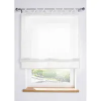 Bonprix Vouwgordijn in linnen look h/b: 130/100 cm