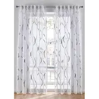 Bonprix Gordijn met glanzende print en verborgen lussen, ook in extra lang (1 stuk) maat H/B: 245/140 cm