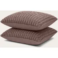 HappyBed Brown kussensloop set 2 stuks - 80x80 cm - 100% Microvezel - Ultieme slaapcomfort