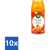 Air Wick – Luchtverfrisser Navulling – Island Mango – 250 ml - Bulkverpakking - 10 stuks
