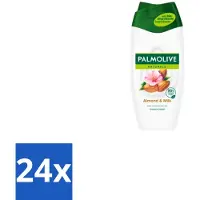 Palmolive – Douchecrème – Naturals Almond & Milk – 500 ml - Voordeelverpakking - 24 stuks