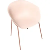 Beliani METEORA - Tuinstoel set van 2 - Beige - Kunststof
