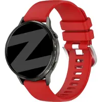 Bandz Siliconen 'Classic' bandje geschikt voor Garmin Vivoactive 4s / Vivomove 3s / Venu 4 - 41mm / Venu 3s / Venu 2s / Forerunner 265s / Forerunner 255s - Rood