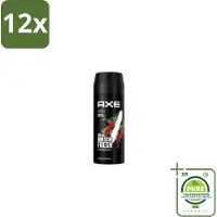 Axe – Deodorant Spray – Africa – 150 ml - Voordeelverpakking - 12 stuks - deodorant - Deodorant spray