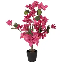 Clayre & Eef Kunstboom Bougainvillea 25x25x60 cm Roze Kunststof