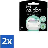 Wilkinson Sword Wilkinson – Scheermesjes – Intuition Dry Skin Sensitive Care – 3 Scheermesjes - Voordeelverpakking - 2 stuks