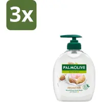 Palmolive Handzeep Naturals Amandel Melk 300 ml - Bulkverpakking - 3 stuks