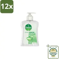 Dettol Handzeep Hydraterend Aloë Vera 250 ml - Voordeelverpakking - 12 stuks - Aloë vera handzeep - Hygiëne