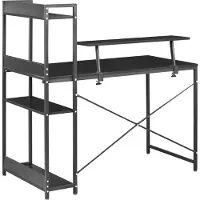 Beliani BILOXY - Bureau - Zwart - MDF