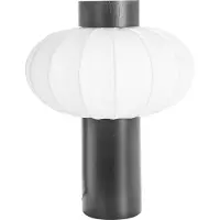 Beliani ABENS - Tafellamp - Zwart - IJzer/Nylon