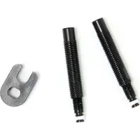 Schwalbe Aluminium Ventielverlengers 65mm voor SV ventielen (Frans / Sclaverand)