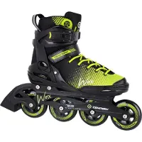 Tempish Wox 84 Skeelers Volwassenen – 4x84mm Wielen – Fitness Inline Skates – Zwart Groen – Maat 38
