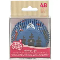Funcakes Baking Cups - Piraten - 48 Stuks - Cupcake Vormpjes Papier