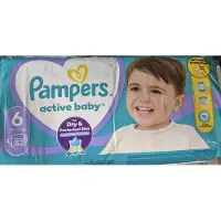 Pampers - Active Baby - Luiers - Maat 6 (13-18 kg) 52 Luiers