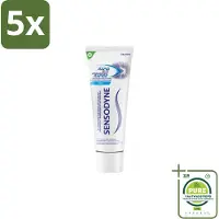 Sensodyne 5 x – Tandpasta – Rapid Relief Whitening – 75 ml - Grootverpakking - Gevoelige Tanden - Tandpasta - Verlichting - Whitening - Mondgezondheid