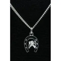 MOOYE ® - Collectie Zilveren Hoef paardenhoofd ketting hanger - groot