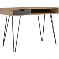 Novogratz Harmony-Bureau - 1-Lade - Natuurlijk