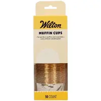 Wilton Muffin Cups - Marmer Wit - Set/50 - Bakvorm voor Muffins en Cupcakes