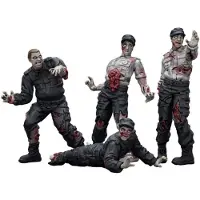 Joy toy (CN) Zombie Dark Source Action Figuur 4-Pack Security Guards 8 cm Action Figuur