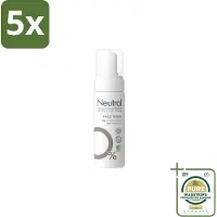 Neutral 5 x Facewash 150 ml - Grootverpakking - Gevoelige Huid - Gezichtsreiniger - Milde Reiniging - Glycerine - Crème Verwijderen
