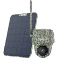Reolink Go Ranger PT - 4G LTE 4K Wildcamera - 360° Zicht - Slimme Dierdetectie - Met Zonnepaneel