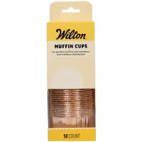 Wilton Muffin Cups - Vintage Goud - Set/50 - Bakvorm voor Muffins en Cupcakes