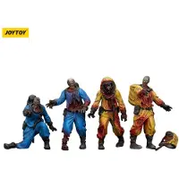 Joy toy (CN) Zombie Dark Source Action Figuur 4-Pack Biochemical Lab Team 8 cm Action Figuur