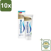 Sensodyne 10 x Tandpasta MultiCare 75 ml - Grootverpakking - Gevoelige Tanden - Mondverzorging - Tandpasta - Tandgevoeligheid - Tandplak