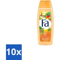 Fa – Douchegel – Bali Kiss – 250 ml - Bulkverpakking - 10 stuks