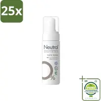 Neutral 25 x Facewash 150 ml - Grootverpakking - Gezichtsreiniger - Huidverzorging - Gevoelige Huid - Milde Reiniging - Crème Verwijderen