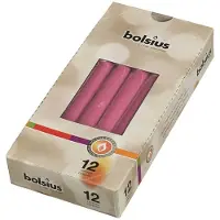 Bolsius Gotische Kaars 245/24 12st Fuch Roze roze Wax Kaars