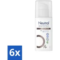 Neutral 6 x Face Cream 50 ml - Gevoelige Huid - Dagcrème - Hydratatie - Glycerine - Parfumvrij