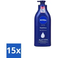 Nivea – Bodymilk – Original met Pomp – 500 ml - Bulkverpakking - 15 stuks
