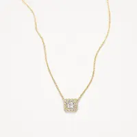 Blush gouden ketting Collier 3197YZI | voor collier ketting sieraden mixen en matchen cadeauverpakking | klassiek en glanzend design