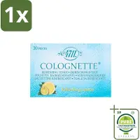 4711 1 x – Colognette Tissues – Citrus – 20 Doekjes - Colognette Citrus - Verfrissingsdoekjes - Citrusgeur - Frisse Geur - Handdoekjes