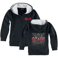 AC/DC Kinder vesten voor kinderen - Metal-Kids - Black Ice - voor Kinderen - zwart - Maat 140
