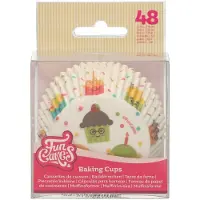 Funcakes Baking Cups - Cupcakes Party - 48 Stuks - Cupcake Vormpjes Papier