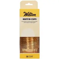 Wilton Muffin Cups - Goud - Set/50 - Bakvorm voor Muffins en Cupcakes