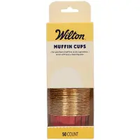 Wilton Muffin Cups - Glanzend Rood - Set/50 - Bakvorm voor Muffins en Cupcakes