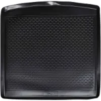 vidaXL Kofferbakmat Zwart Rubber