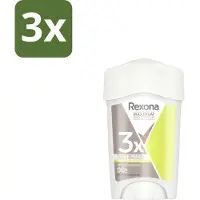 Rexona Deodorant Stick Cream Maximum Protection Stress Control 45 ml - Bulkverpakking - 3 stuks