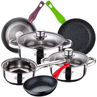 San Ignacio Cassel Kookpan Set 20/24/28 Cm 5 Stukken