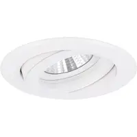Yphix Verona - Inbouwspot Wit Rond - Kantelbaar - 1 Lichtpunt - Ø 82mm - Bladveren