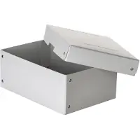 Falken PureBox PRO A5 archiefdoos, voor maximaal 1250 vel, DIN ISO 16245-A, met etiketveld, L 250 x B 180 x vulhoogte 100 mm, FSC karton, wit