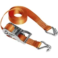 Master Lock 3211EURDAT - Spanband J-haak 4.5 m x 35 mm - Tot 600 kg - Geel