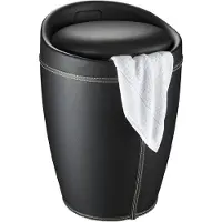 Wenko 21774100 20l Rond Polyester Zwart wasmand