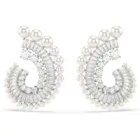 Swarovski Oorbellen Ariana Grande x 5720869 wit | oorstekers met kristallen, luxueuze sieraden voor elegante stijl